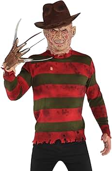 【フレディ・クルーガー コスプレセット 一式】 71yPttRta+L._AC_AC_SY350_QL65_.jpg